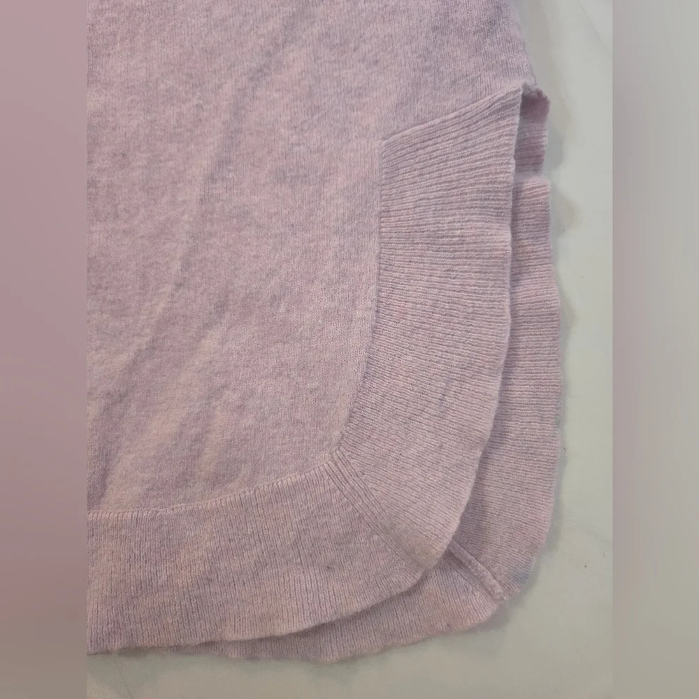 J. Crew Cotton Wool Blend Crew Neck Lilac Sweater XS